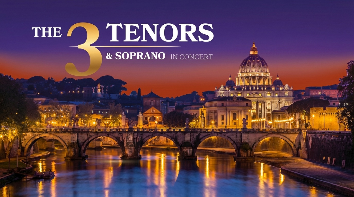 Bilety na włoską galę operową „The 3 Tenors & Soprano” w czerwcu 2026