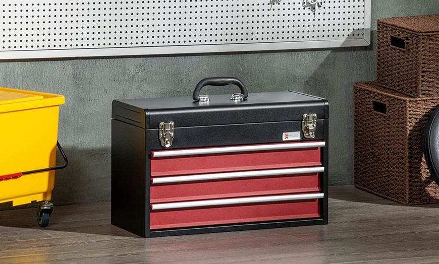 Image 7: Durhand Drawer Tool Chest Box