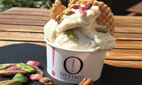 Fino a 1 kg di gelato gourmet con gusti a scelta dalla Gelateria Ottimo. Consegna a domicilio