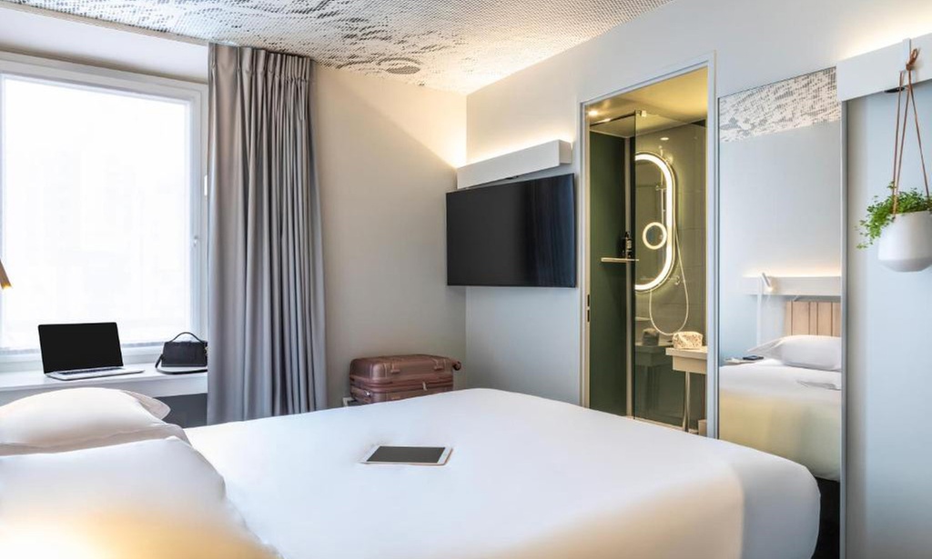 Paris 20ᵉ : chambre standard avec petit-déjeuner en option