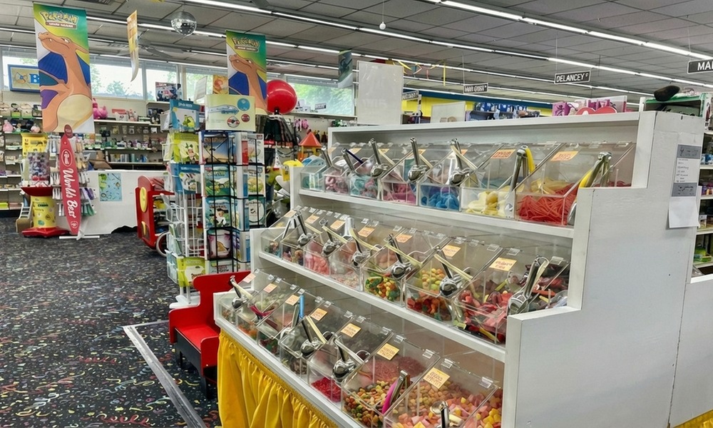 Stuff a Box with Unlimited Candy from a 42-Flavor Bar for Almost Free