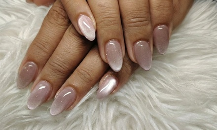 Gel Manicure or Gel-X Set with Nail Art + Gel Pedicure + Lash Service - professional beauty usa