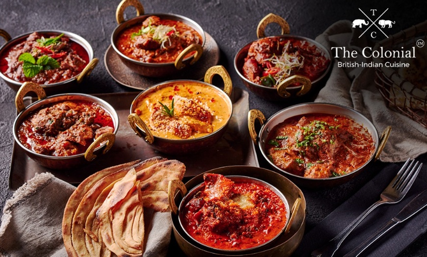 Image 1: 3-Course Indian Feast with Wine/Drink/Dessert for 2, 4, or 6 People!