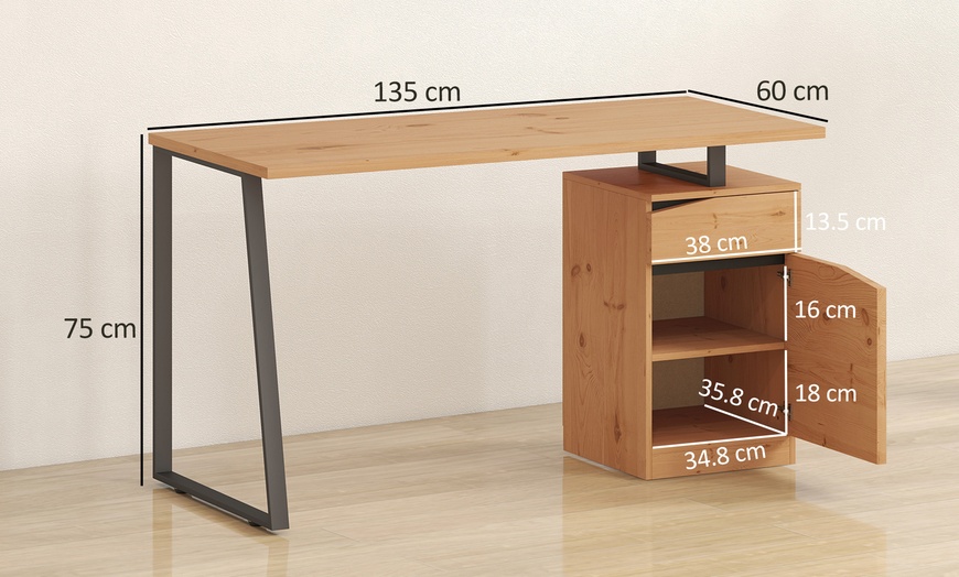 Image 13: HomCom Desk Selection: Stylish, Functional Workspace Solutions