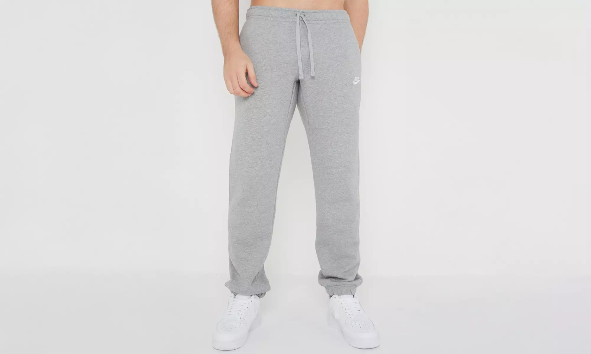 Nike Men's Club Embroidered Swoosh Pullover Fleece Full Tracksuit