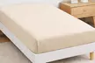 1 à 6 draps-housses en microfibre 90 x 190 cm pour lit une place, coloris au choix - Second Medium