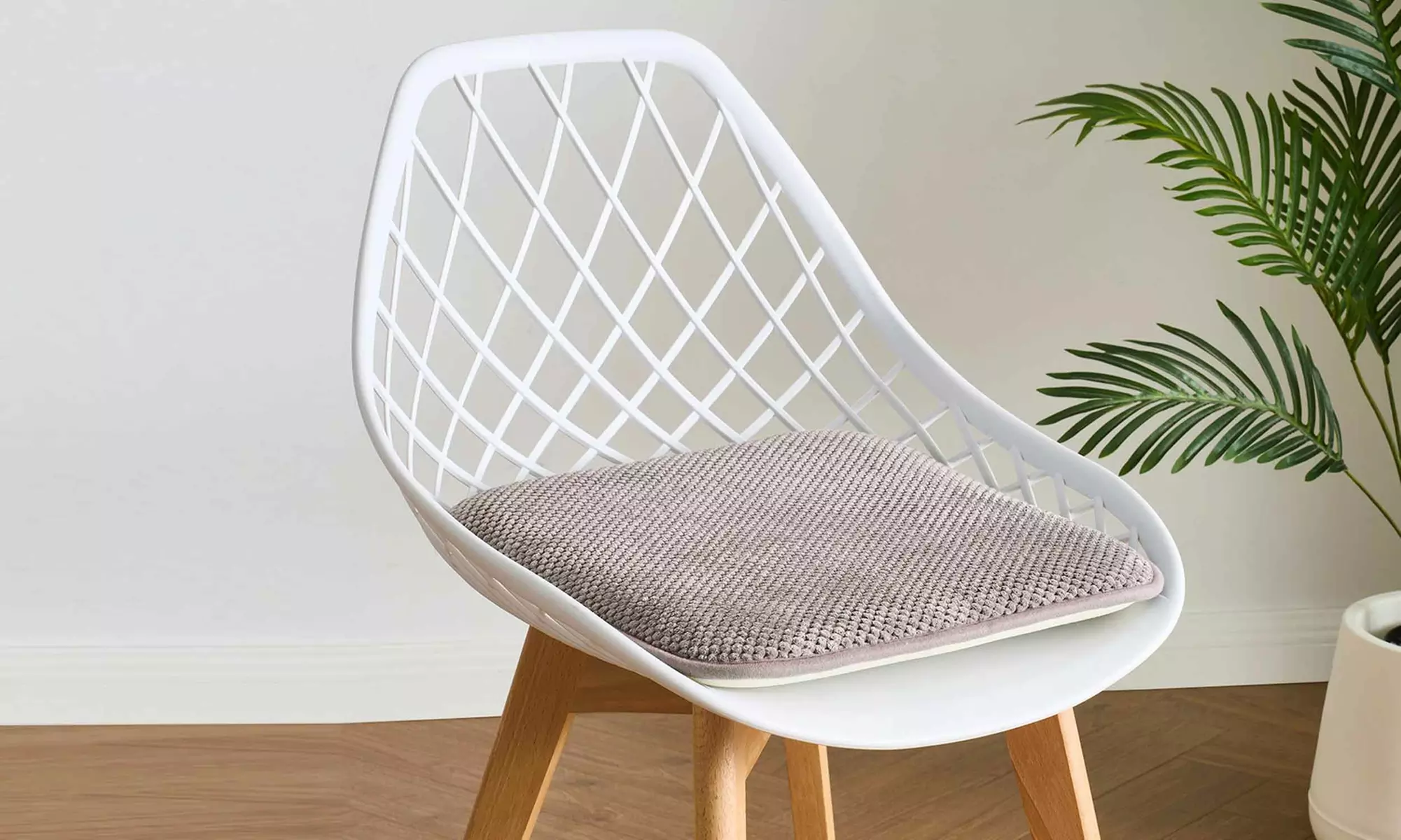 Dan River Two-Pack Memory Foam Non-Slip 16" x 16'' Chair Cushion Pad