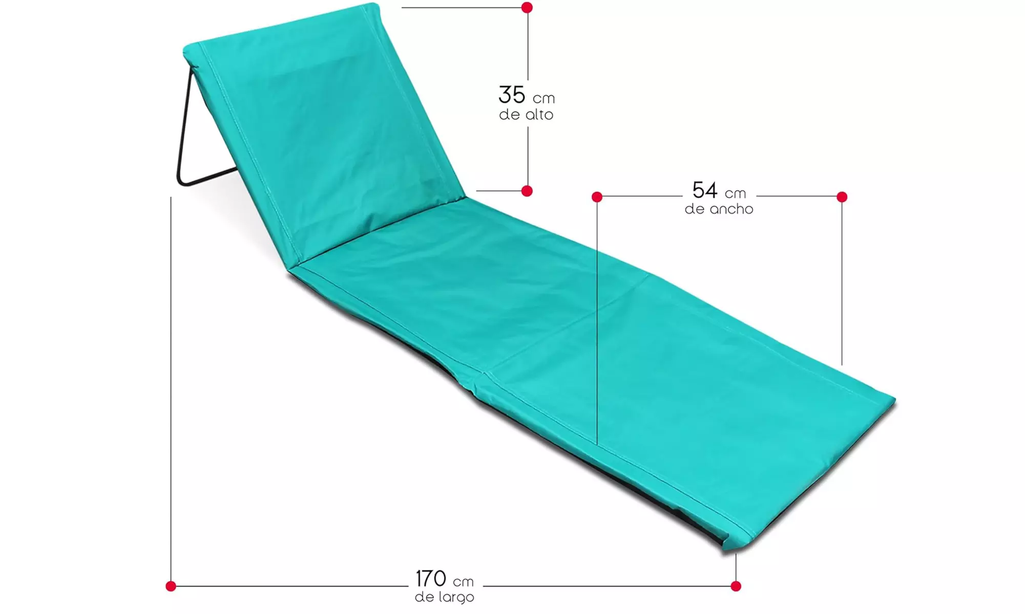 Opvouwbaar strandmatras