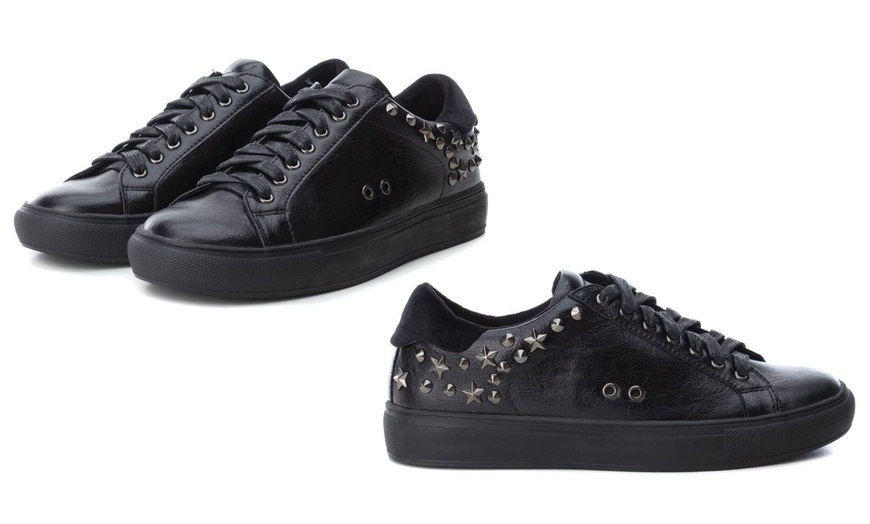 Image 3: XTI Metallic Low Sneakers