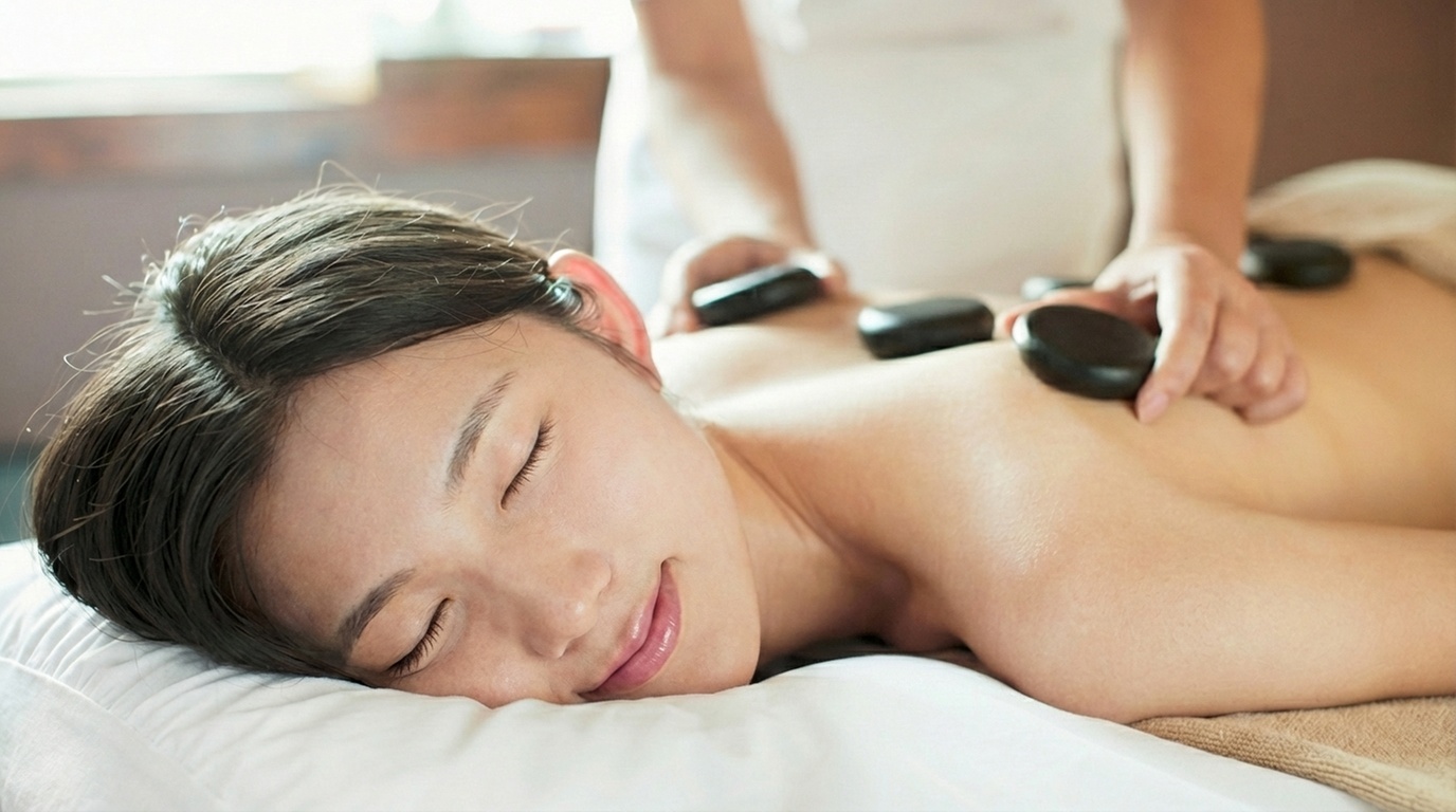 Hot Stone & Body Therapy Package: Massage, Scrub, Oils, or Gua Sha