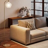 Image 5: Living And Home Gold Floor Lamp, Frosted Glass Shade, 150cm Height