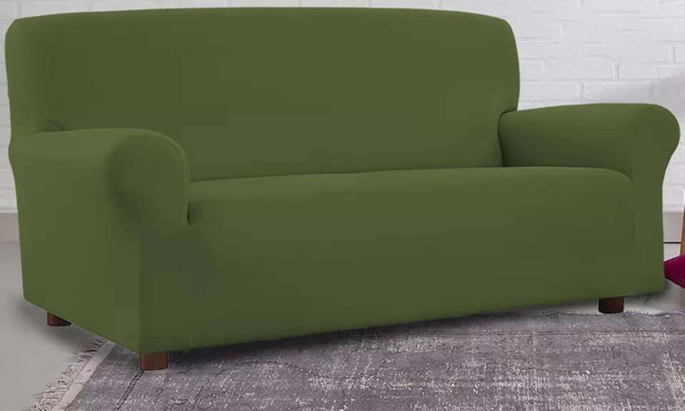 Housse de canapé élastique anti-taches made in Italy, coloris au choix