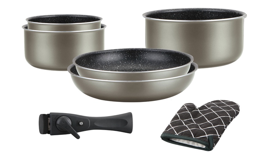 Image 20: Set di pentole Herzberg con manico rimovibile