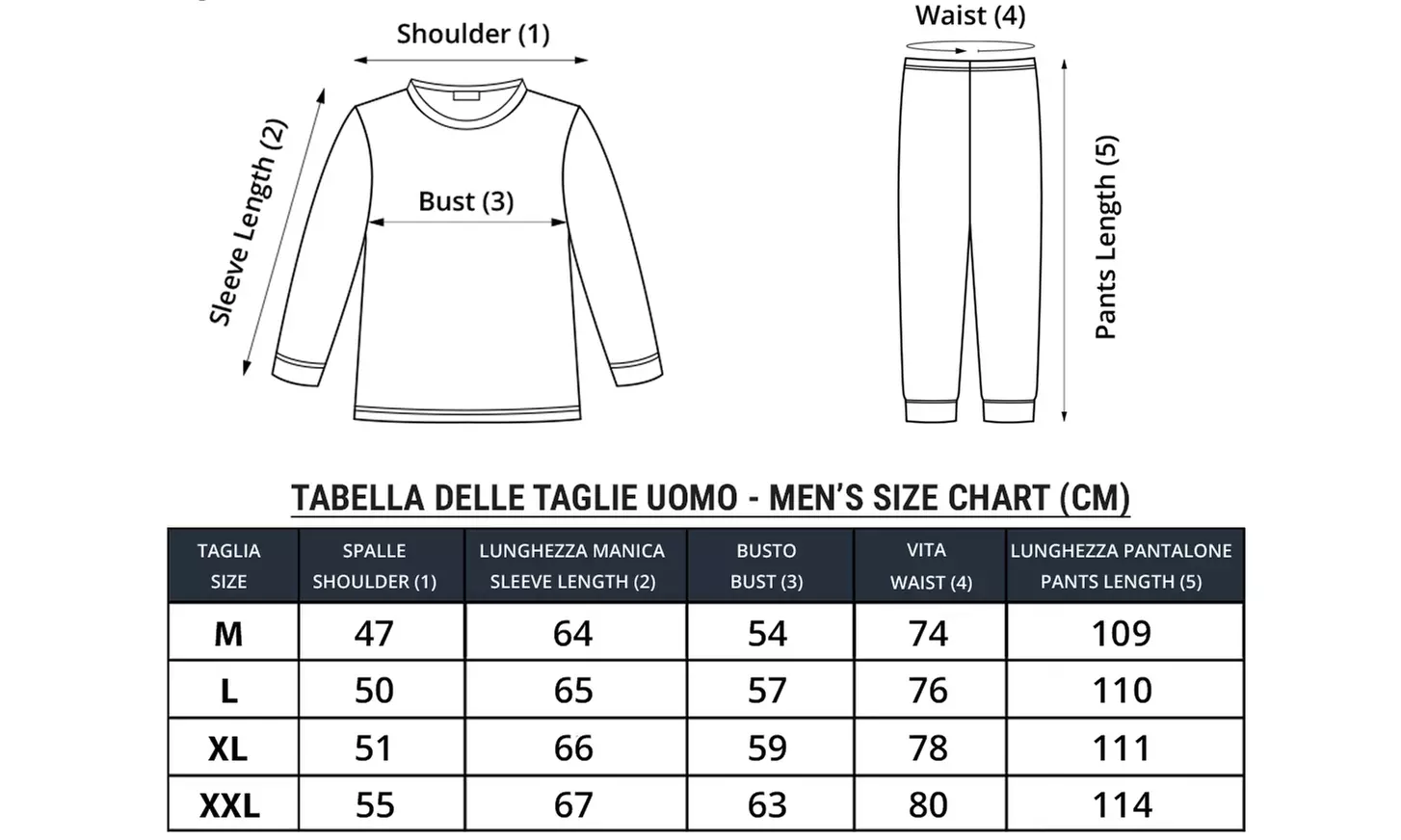 Pigiama da uomo De Fonseca e Nottingham 100% cotone