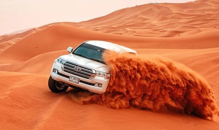 For One: Premium Desert Safari with Waiter Service, Home/Hotel Pick up/Drop off - Great Day Tourism LLC.