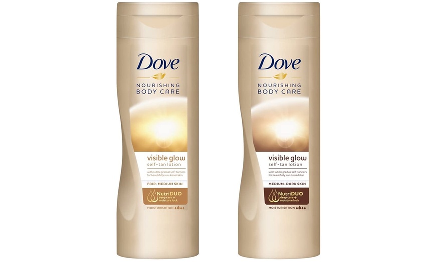 Image 1: Dove Six Self-Tan Lotions