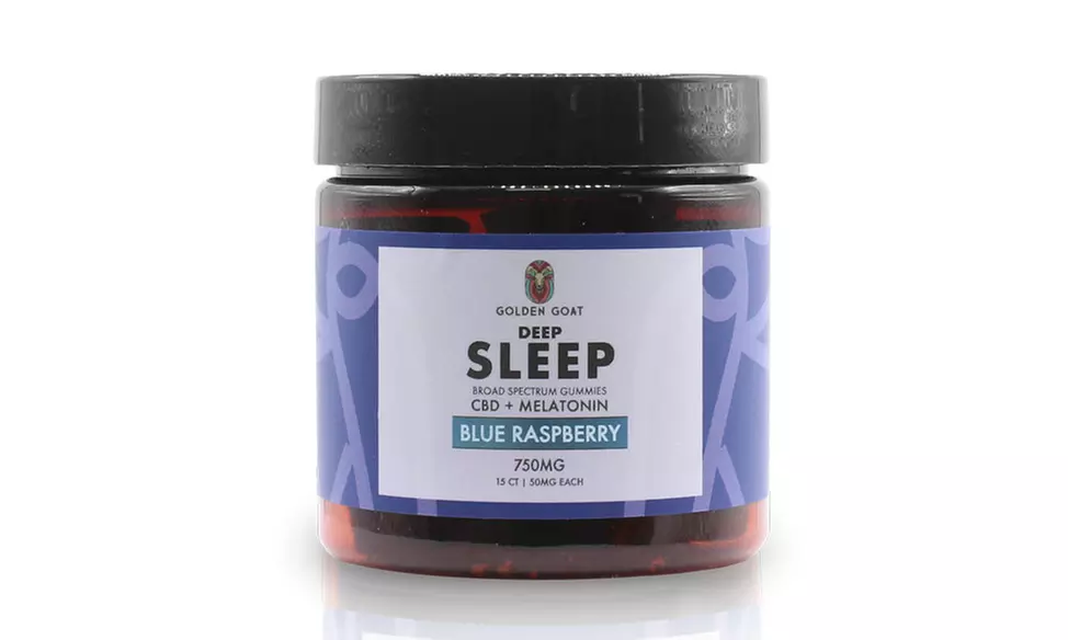 Deep Sleep CBD Gummies with Melatonin by Golden Goat (Multiple Flavors)