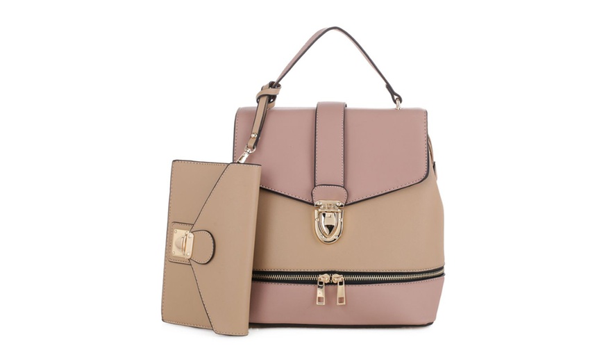 Image 9: Epic Chic MKII Convertible Fashion Backpack with Wristlet