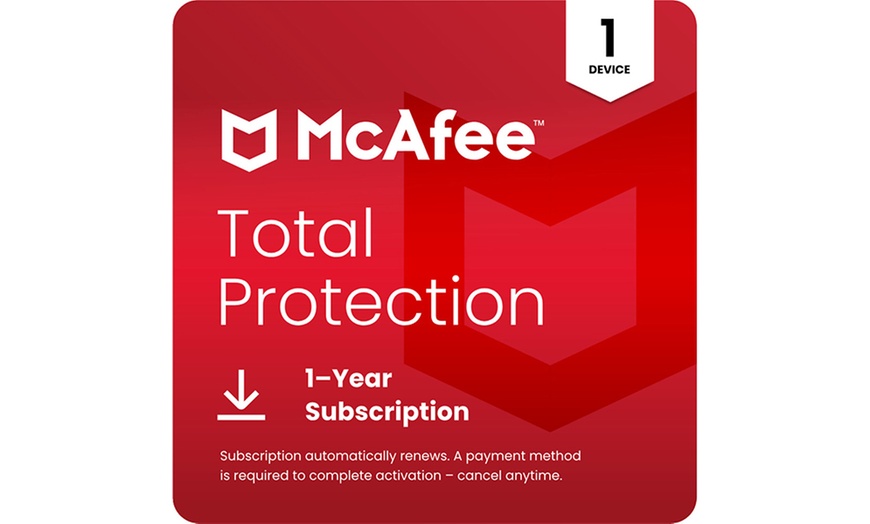 Image 2: McAfee Total Protection 2025: 1, 3, 5 o 10 dispositivos, 1 o 2 años