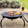 Image 2: Portable Outdoor Fire Pit and Grill