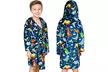 Childern Hooded Flannel Fleece Robe - Image 4