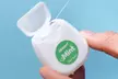 Cool Mint Waxed Dental Floss  for Removes Plaque and Food Debris 4 Packs - Second Medium