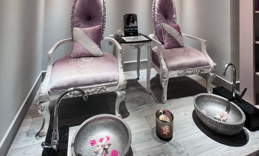 Image 2: Step into Sophistication with a Classic or Gelish Mani-Pedi treatment
