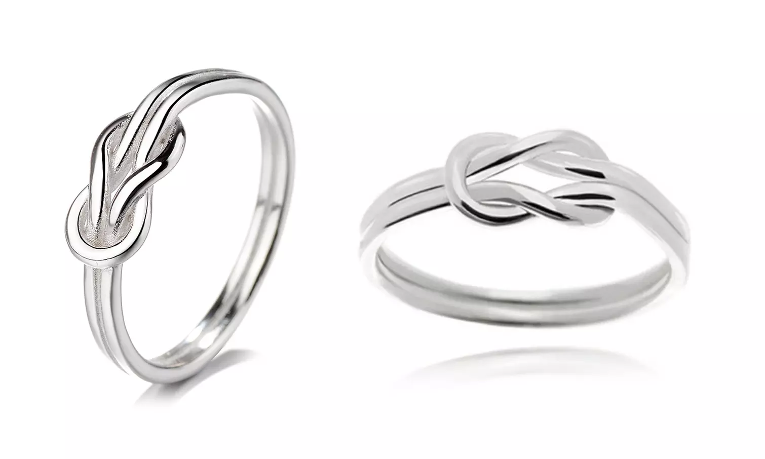 Classic Sterling Silver Love Knot Ring