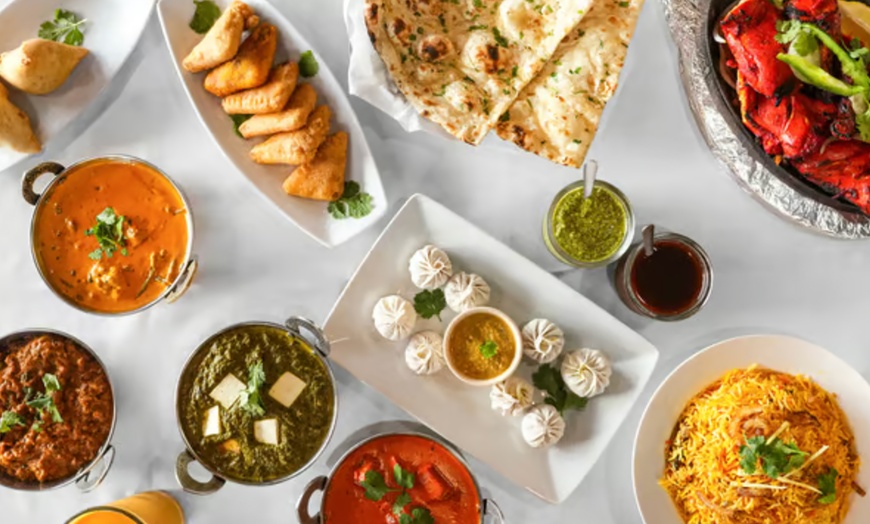 Image 1: Enjoy $30, $60, or $100 Towards Indian Food and Drinks