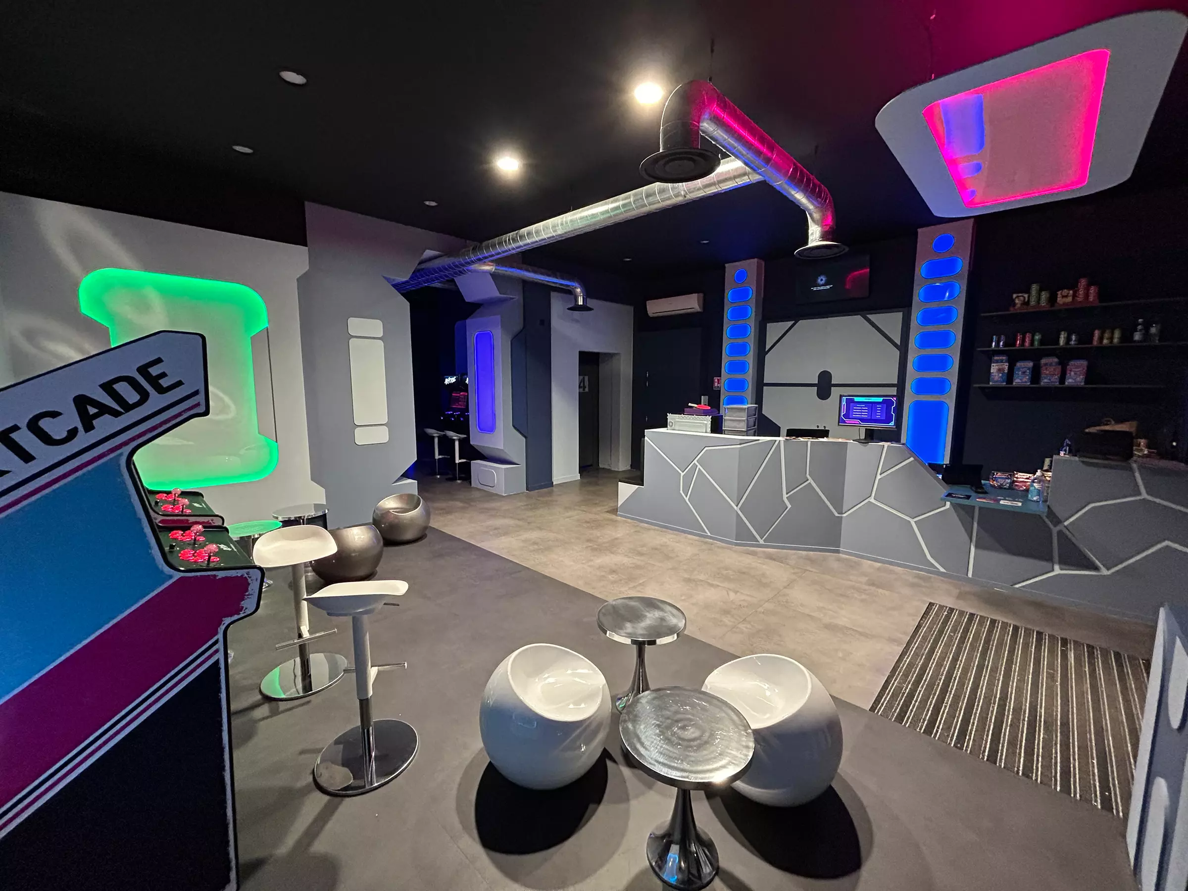 Partie de Bitpong ou Level Up avec Game in Lyon