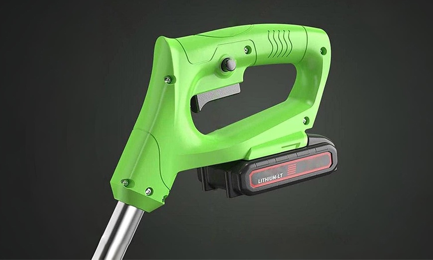 Image 13: Desbrozadora eléctrica inalámbrica con doble batería de 48V