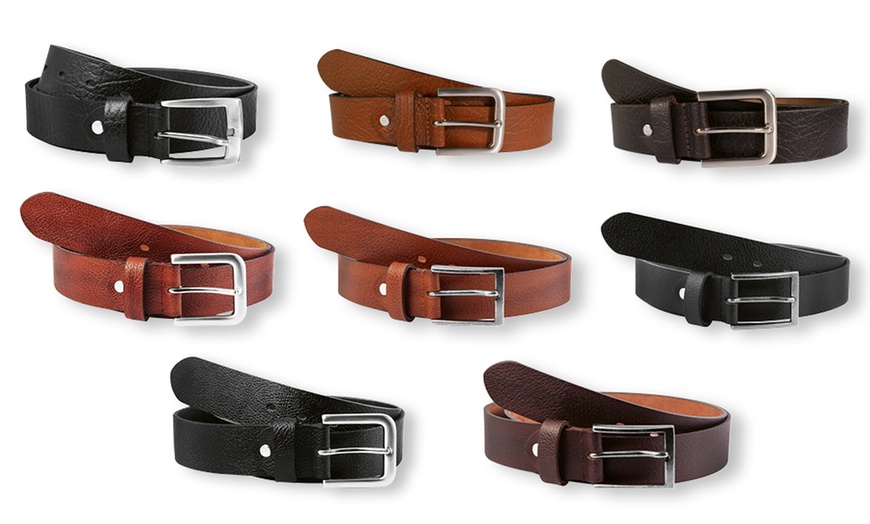 Image 1: Leonardo Verrelli leren riem