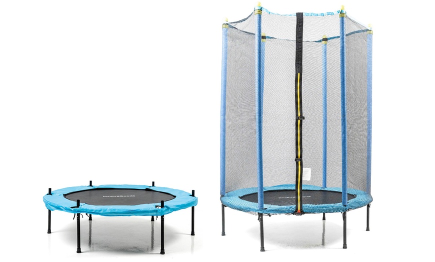 Image 6: Trampoline pour enfants Innovagoods avec filet de sécurité, 140 cm