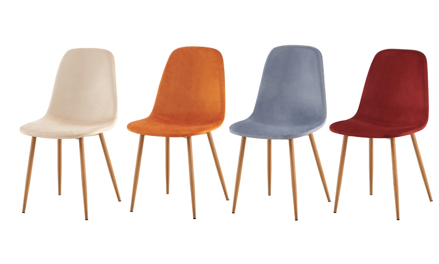 Image 2: 2 Piece or 4 Piece Luxe Dining Chairs