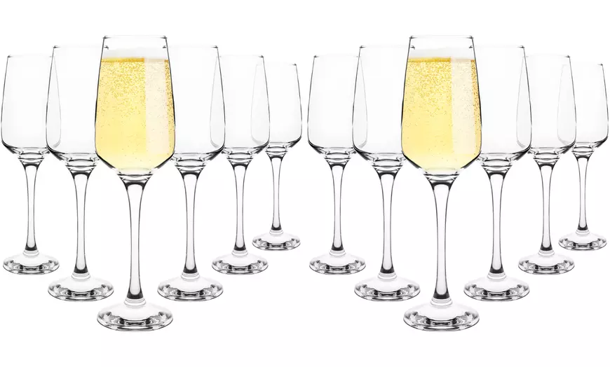 Image 10: Homiu Florence Glassware; Wine Glasses, Flutes, Whiskey or Highball