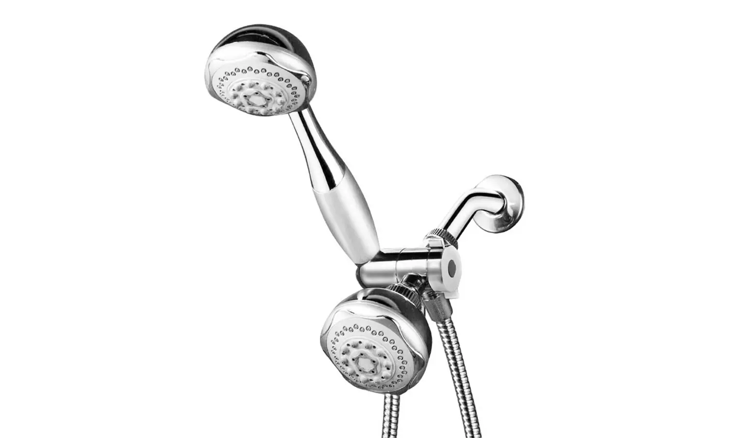 G 1/2 3-Way Shower Arm Diverter Valve for Handheld Shower Head&Fixed Spray Head