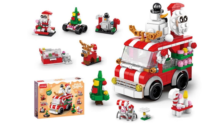 Image 6: Christmas Lego Inspired Building Blocks 