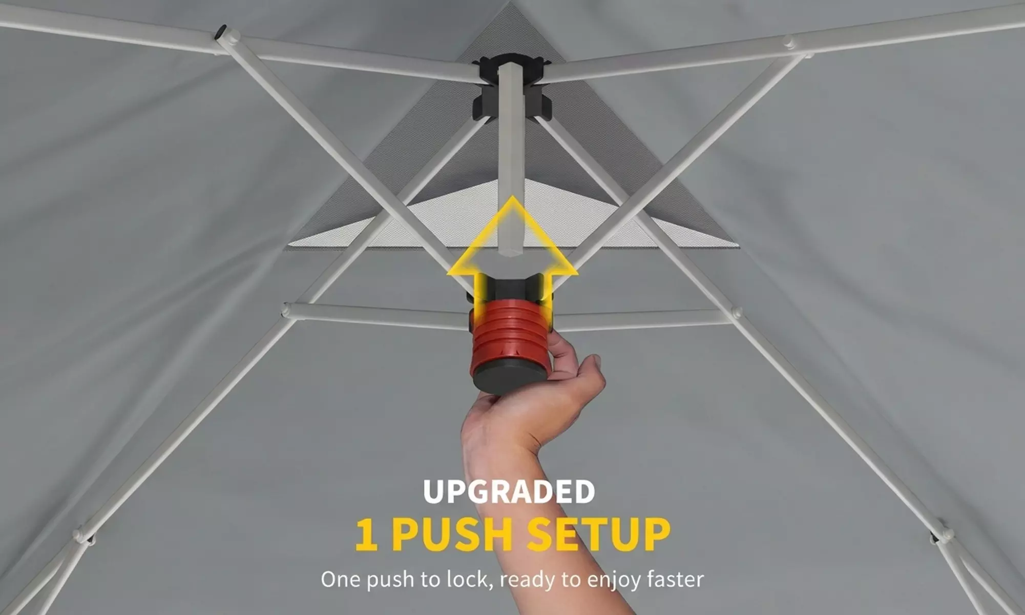 Outsunny 3m x 3m UPF50+ Pop-Up Gazebo with Wheels