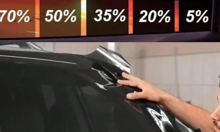 Image 4: Window tinting options for SUVs, sedans, and two-window needs