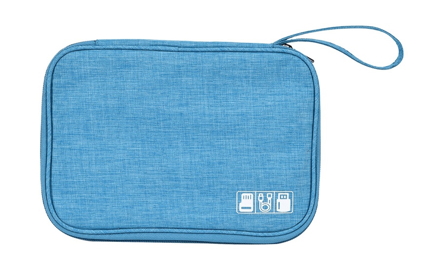 Image 9: Electronic Organizer Travel Cable Organizer Bag for Hard Drives, Cables, Charger