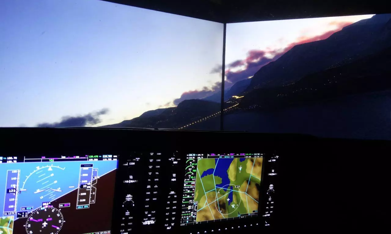 Vliegen zonder hoogtevrees: 60, 90 of 120 min. vliegen in de simulator