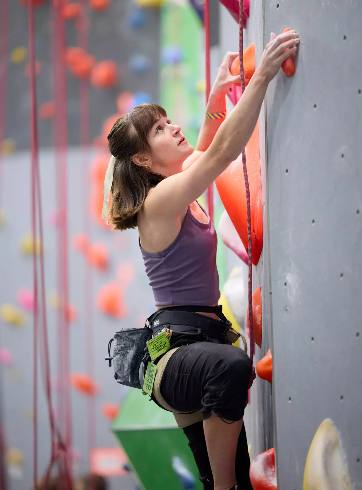 Indoor Climbing at Triangle Rock Club; Guided Climbing for 1 or 2