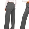 Image 16: Plain and Seam Front Wide Leg Trousers
