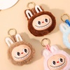Image 1: Labubu Inspired Plush Keychain Dolls