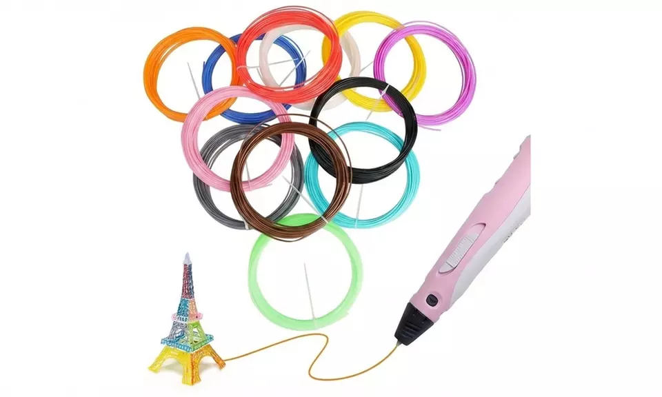 Stylo d'impression 3D avec recharge de 20 filaments en option