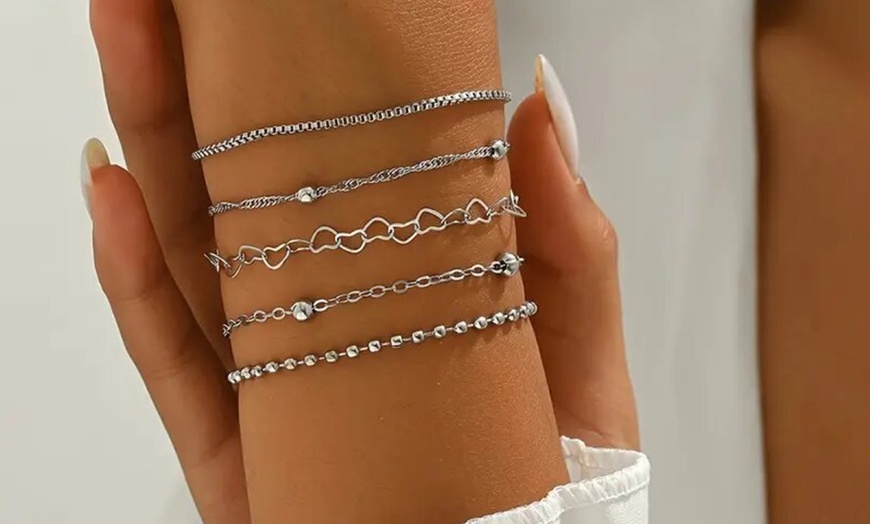 Image 1: 1x oder 2x 5er-Set Mode-Armbänder