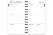 2020 Small Spiral Pocket Planner - Second Medium
