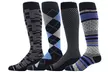 Dr. Motion Men's Graduated Support Knee-High Compression Socks (4 Pairs) - Second Medium