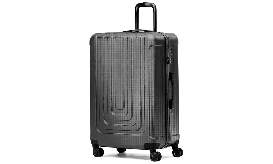 Image 8: 8 Wheel Premium Travel Suitcase TSA Lock Highly Durable 100+ Airline Approved