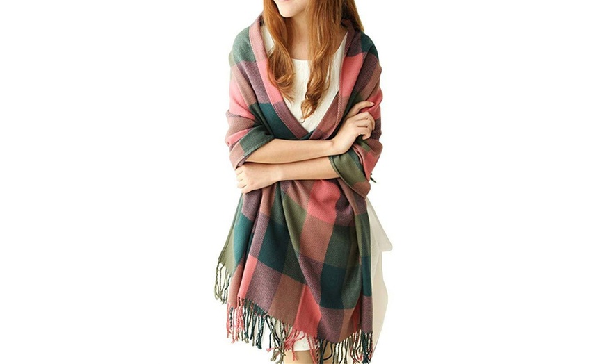 Image 18: Women's Oversized Pashmina Scarf